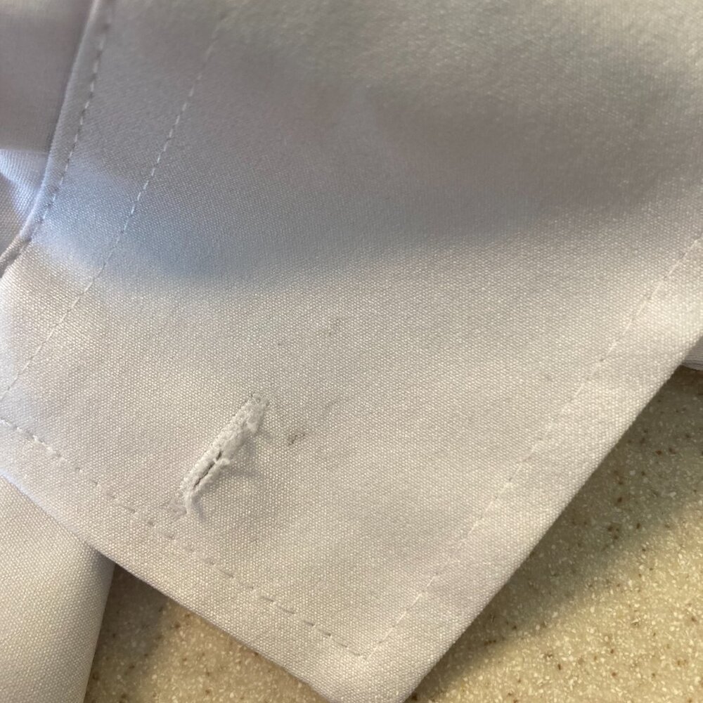 Michael Strahan Men's White Dress Shirt Size XL 18-18.5/35-36 - Picture 10 of 10